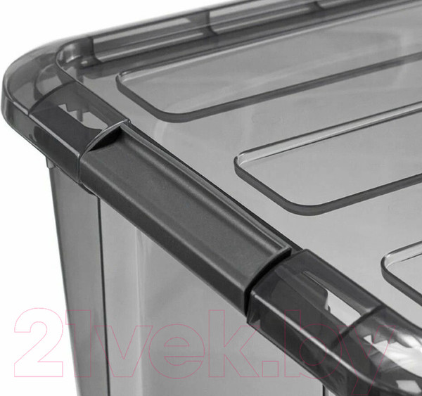 Изображение товара Ящик для хранения Idea М2337 (черный прозрачный)