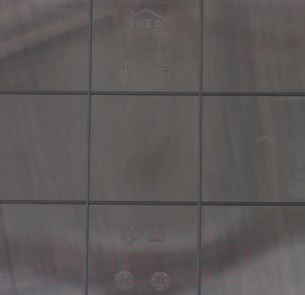 Изображение товара Ящик для хранения Idea М2337 (черный прозрачный)