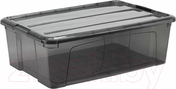 Изображение товара Ящик для хранения Idea М2338 (черный прозрачный)