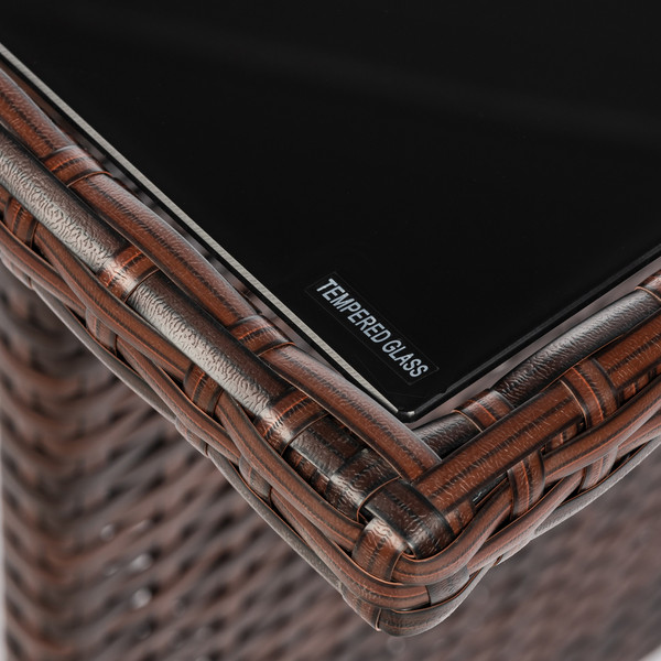 Изображение товара Комплект садовой мебели Sundays Madeira SFS 020 (темно-коричневый/бежевые подушки)