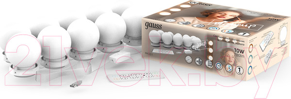 Изображение товара Подсветка для картин и зеркал Gauss Makeup LED MK001