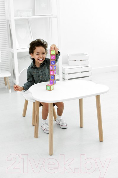 Изображение товара Комплект мебели с детским столом Mega Toys Облачко / 71023/70023ЛДСП