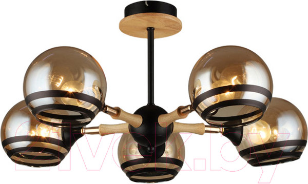 Изображение товара Потолочный светильник Mirastyle SX-N-4896/5 BK+FG