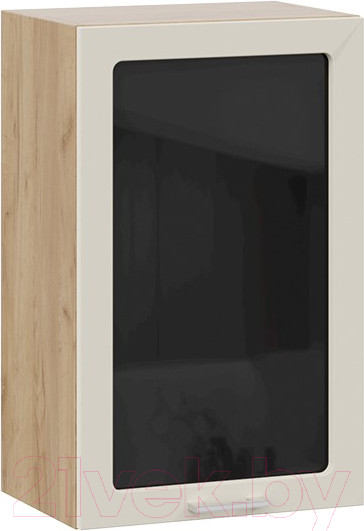 Изображение товара Шкаф навесной для кухни ТриЯ Габриэлла 1В45С (дуб крафт золотой/крем)