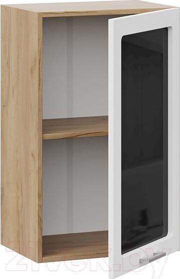 Изображение товара Шкаф навесной для кухни ТриЯ Габриэлла 1В45С (дуб крафт золотой/сноу)