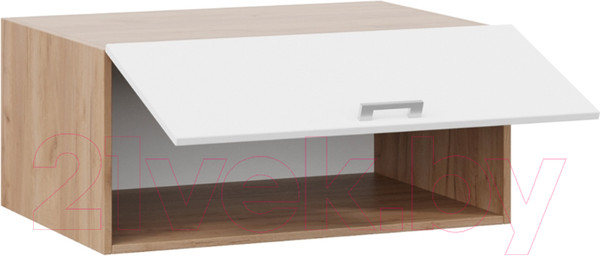 Изображение товара Шкаф навесной для кухни ТриЯ Габриэлла 1В8ГП (дуб крафт золотой/сноу)