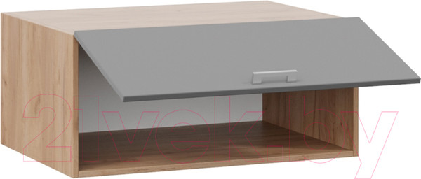 Изображение товара Шкаф навесной для кухни ТриЯ Габриэлла 1В8ГП (дуб крафт золотой/титан)