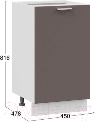 Изображение товара Шкаф-стол кухонный ТриЯ Габриэлла 1Н45 (белый/муссон)