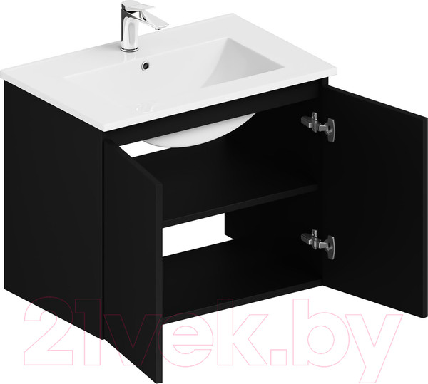 Изображение товара Тумба с умывальником ЗОВ Монови 60 / M60LG0LG-OL60 (антрацит)