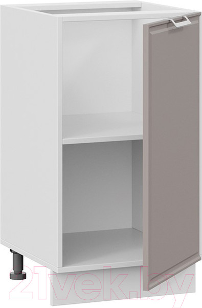 Изображение товара Шкаф-стол кухонный ТриЯ Белладжио 1Н45 (белый/софт капучино)