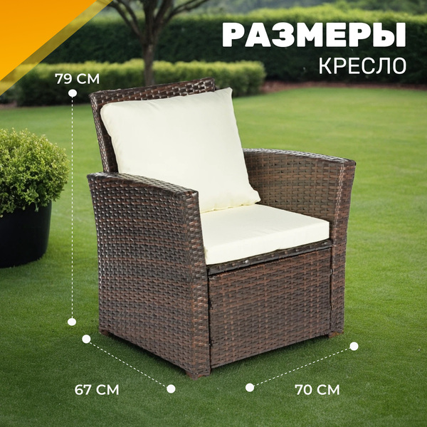 Изображение товара Комплект садовой мебели Sundays Trapani SFS 009