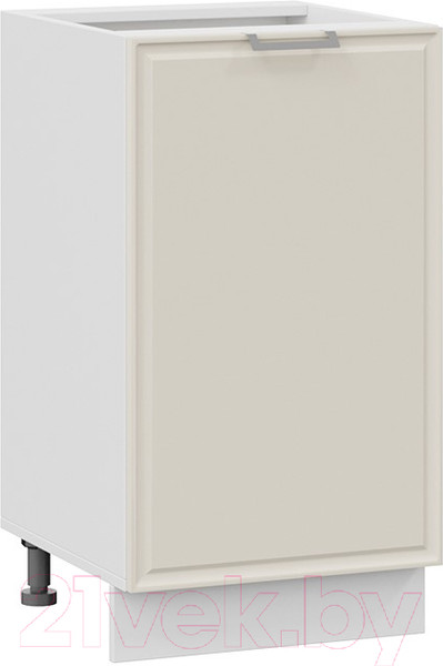 Изображение товара Шкаф-стол кухонный ТриЯ Белладжио 1Н45 (белый/софт панакота)