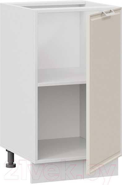 Изображение товара Шкаф-стол кухонный ТриЯ Белладжио 1Н45 (белый/софт панакота)