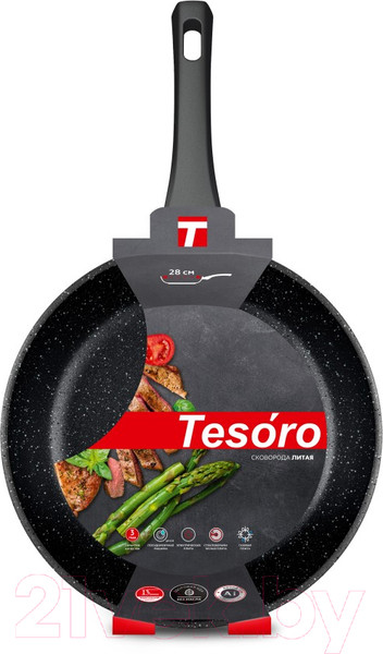 Изображение товара Сковорода Tesoro Florence TF-1124 (черный)