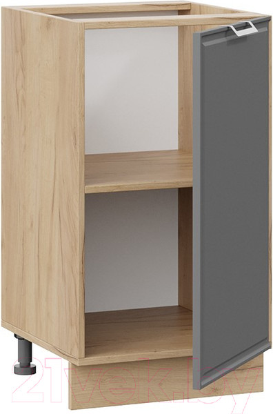 Изображение товара Шкаф-стол кухонный ТриЯ Белладжио 1Н45 (дуб крафт золотой/софт графит)