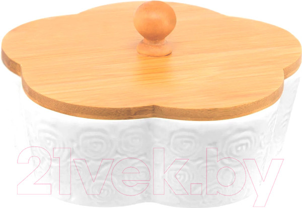 Изображение товара Емкость для хранения Elan Gallery Цветок Розы / 540414