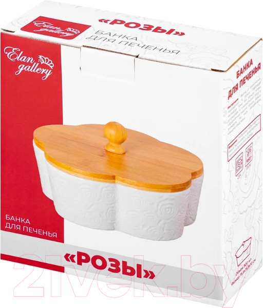 Изображение товара Емкость для хранения Elan Gallery Цветок Розы / 540414