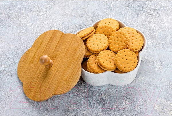 Изображение товара Емкость для хранения Elan Gallery Цветок Розы / 540414