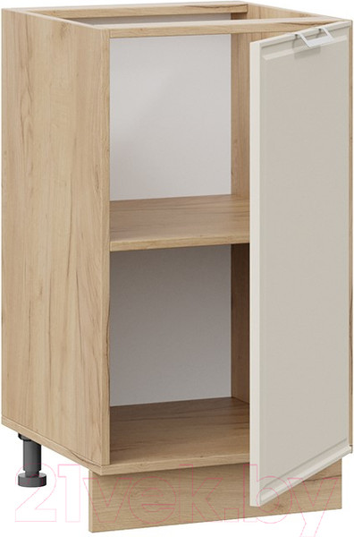 Изображение товара Шкаф-стол кухонный ТриЯ Белладжио 1Н45 (дуб крафт золотой/софт панакота)