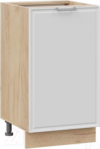 Изображение товара Шкаф-стол кухонный ТриЯ Белладжио 1Н45 (дуб крафт золотой/фон белый)