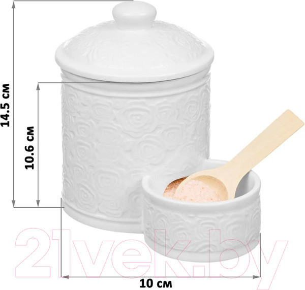 Изображение товара Емкость для хранения Elan Gallery Розы / 540771