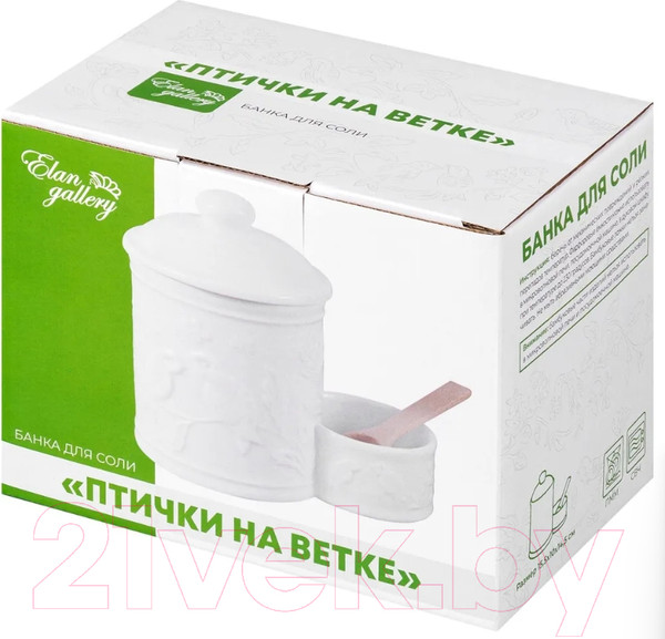 Изображение товара Емкость для хранения Elan Gallery Птички на ветке / 540773