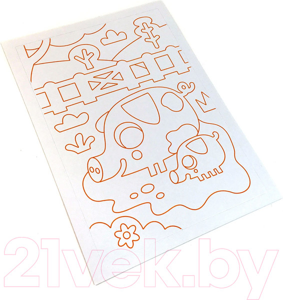 Изображение товара Набор для творчества SentoSphere Песочные картинки. Животные на ферме / 8807