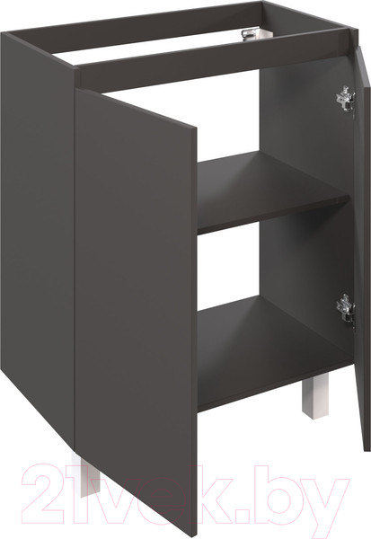 Изображение товара Тумба с умывальником ЗОВ Монови 80 / M80LG0LGS-OL80 (антрацит)