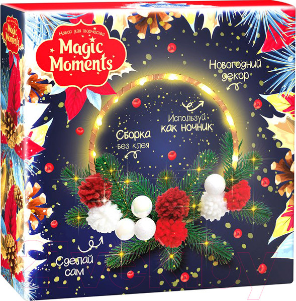 Изображение товара Набор для творчества Bumbaram Венок / GO-1 (красный)