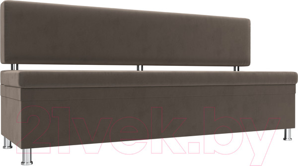 Изображение товара Скамья кухонная мягкая Лига Диванов Стайл / 111639 (велюр коричневый)