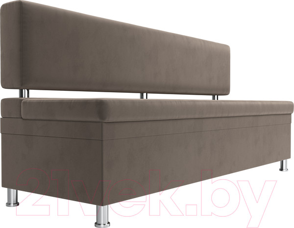 Изображение товара Скамья кухонная мягкая Лига Диванов Стайл / 111639 (велюр коричневый)