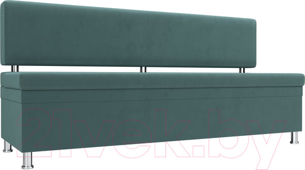 Изображение товара Скамья кухонная мягкая Лига Диванов Стайл / 111640 (велюр бирюзовый)