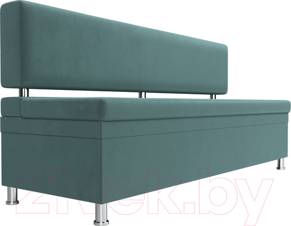 Изображение товара Скамья кухонная мягкая Лига Диванов Стайл / 111640 (велюр бирюзовый)
