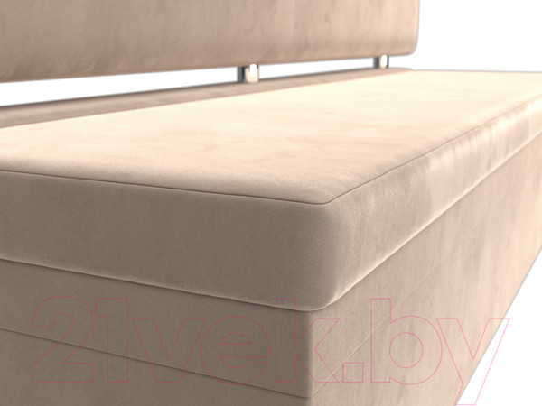 Изображение товара Скамья кухонная мягкая Лига Диванов Стайл / 111642 (велюр бежевый)