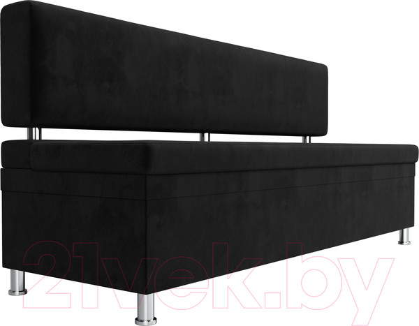 Изображение товара Скамья кухонная мягкая Лига Диванов Стайл / 111644 (велюр черный)