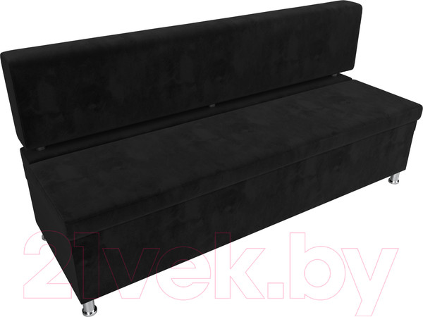 Изображение товара Скамья кухонная мягкая Лига Диванов Стайл / 111644 (велюр черный)