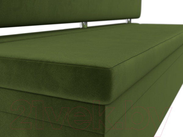 Изображение товара Скамья кухонная мягкая Лига Диванов Стайл / 114502 (микровельвет зеленый)