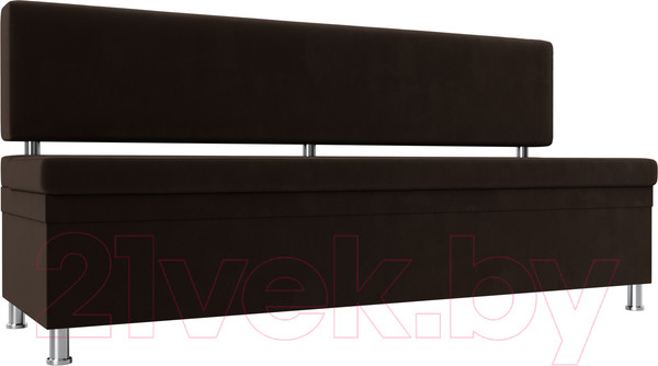 Изображение товара Скамья кухонная мягкая Лига Диванов Стайл / 114504 (микровельвет коричневый)
