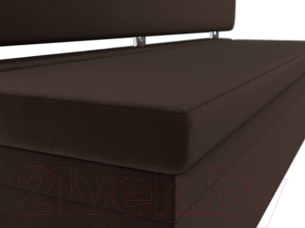 Изображение товара Скамья кухонная мягкая Лига Диванов Стайл / 114504 (микровельвет коричневый)