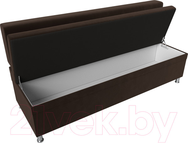Изображение товара Скамья кухонная мягкая Лига Диванов Стайл / 114504 (микровельвет коричневый)