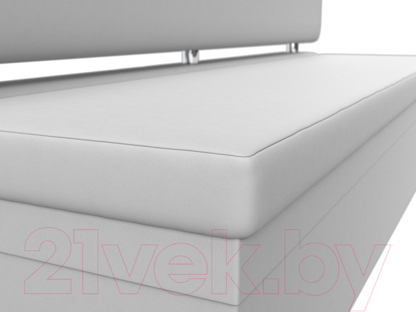 Изображение товара Скамья кухонная мягкая Лига Диванов Стайл / 114509 (экокожа белый)