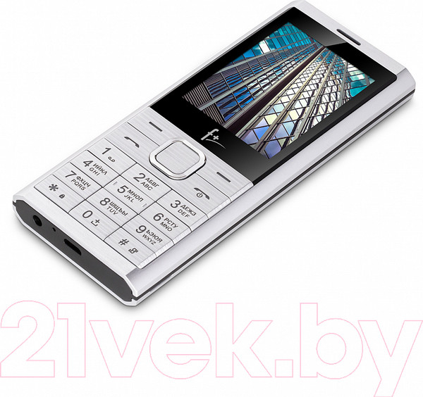 Изображение товара Мобильный телефон F+ B241 (серебристый)