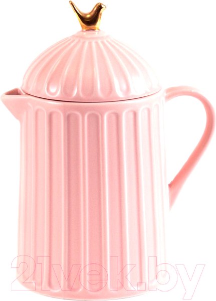 Изображение товара Заварочный чайник Белбогемия Bird Z11427-Pink / 105881