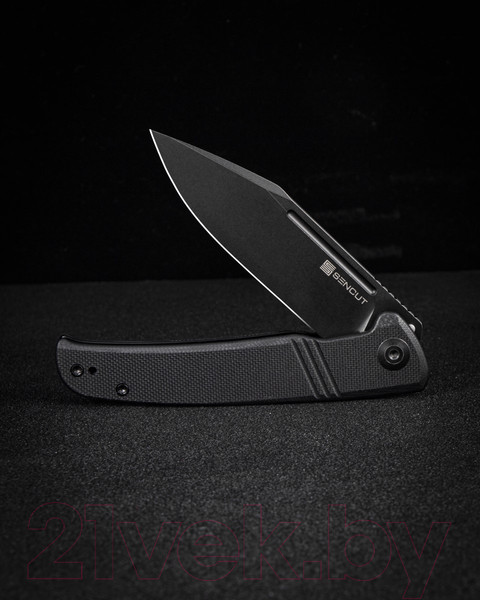 Изображение товара Нож складной Sencut Brazoria D2 Steel Black Stonewashed Handle G10 SA12A