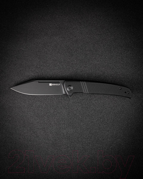 Изображение товара Нож складной Sencut Brazoria D2 Steel Black Stonewashed Handle G10 SA12A