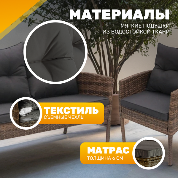 Изображение товара Комплект садовой мебели Sundays Taormina SFS 078