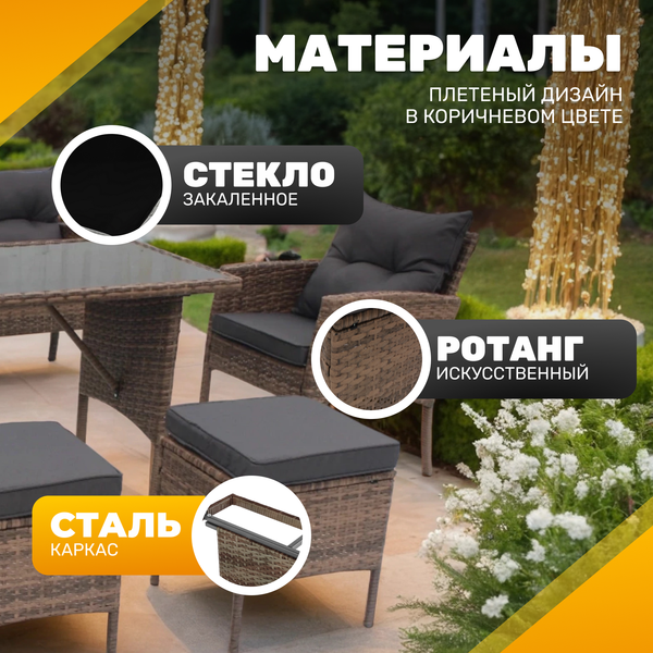 Изображение товара Комплект садовой мебели Sundays Taormina SFS 078