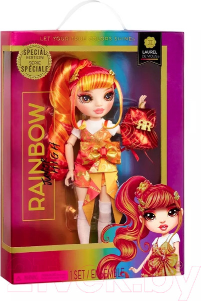 Изображение товара Кукла с аксессуарами Rainbow High Junior Лаурель де Виус / 42095 (оранжевый)