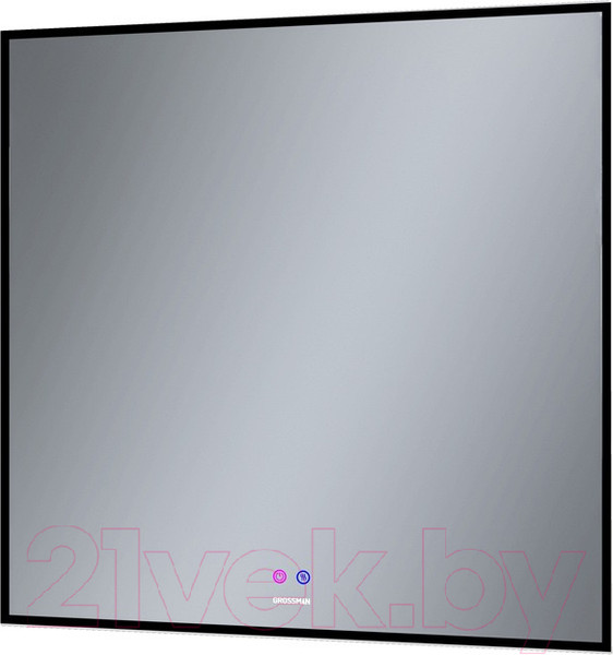 Изображение товара Зеркало Grossman Pragma-норма Black LED / 1880802 (с сенсорным выключателем и подогревом)