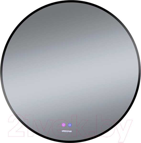 Изображение товара Зеркало Grossman Cosmo-норма Black LED / 1980802 (с сенсорным выключателем и подогревом)